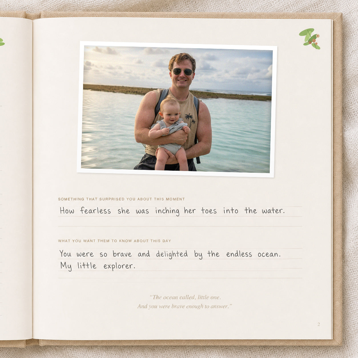 Baby's First Adventures Memory Book